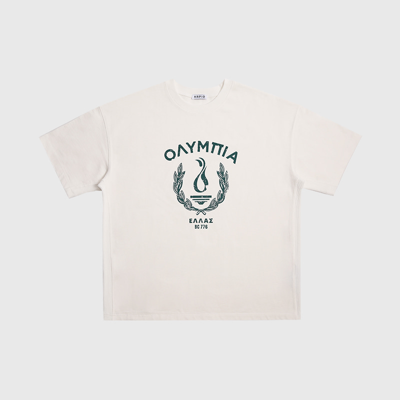 OLYMPIA ATHLETE T-SHIRTS - NATURAL WHITE