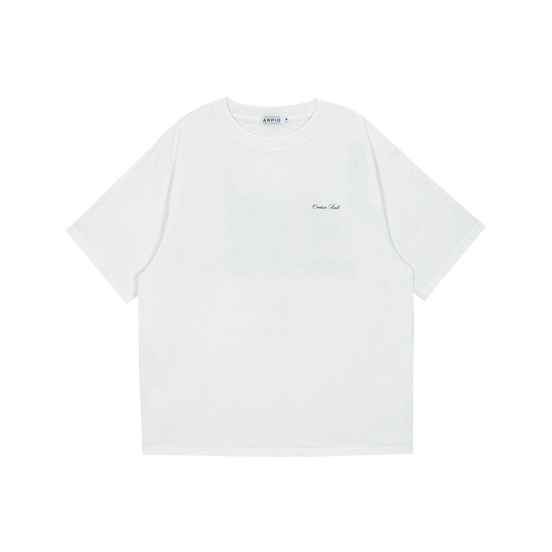오버사이즈 티셔츠 - 크레타의 황소 - WHITE